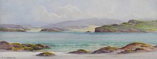 SHEEPHAVEN BAY, DONEGAL by George W.  Morrison at Ross's Online Art Auctions