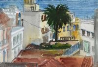 ROOF TOPS, SPAIN by Olive Henry RUA at Ross's Online Art Auctions