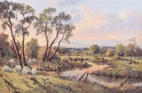 RADEMON RIVER, COUNTY DOWN by William Cunningham at Ross's Online Art Auctions