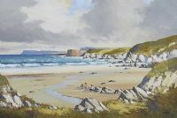 PICNIC, THE WHITE ROCKS, COUNTY ANTRIM by Daniel Todd at Ross's Online Art Auctions