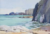 AT BALLINTOY, COUNTY ANTRIM by Maurice Canning Wilks ARHA RUA at Ross's Online Art Auctions