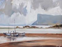 SILVER DAY, FAIR HEAD, BALLYCASTLE by J.P. Rooney at Ross's Online Art Auctions