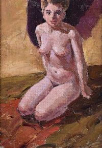 NUDE STUDY by Robert Taylor Carson RUA at Ross's Online Art Auctions