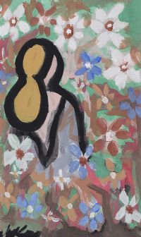 AMONGST THE SUMMER FLOWERS by Markey Robinson at Ross's Online Art Auctions