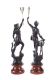 PAIR OF SPELTER FIGURES at Ross's Online Art Auctions