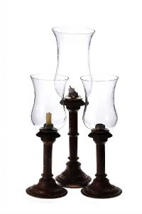SET OF THREE STORM LAMPS at Ross's Online Art Auctions