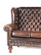 DEEP BUTTON LEATHER SETTEE at Ross's Online Art Auctions