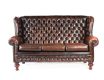 DEEP BUTTON LEATHER SETTEE at Ross's Online Art Auctions
