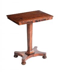REGENCY ROSEWOOD LAMP TABLE at Ross's Online Art Auctions