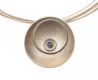 STEENSONS SILVER SAPPHIRE NECKLACE at Ross's Online Art Auctions