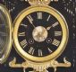 VICTORIAN FRENCH MARBLE MANTEL CLOCK at Ross's Online Art Auctions