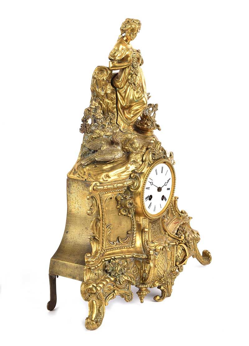 FRENCH MANTEL CLOCK at Ross's Online Art Auctions