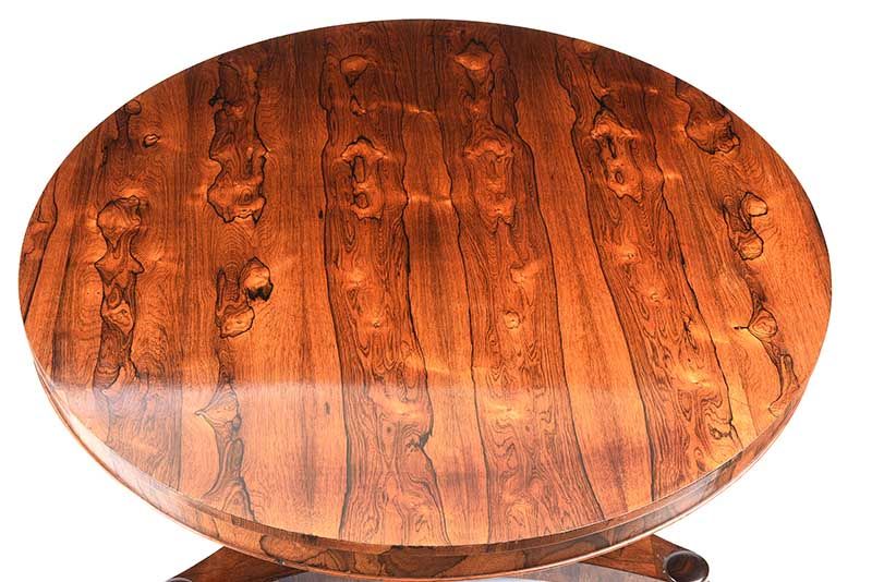 VICTORIAN ROSEWOOD CIRCULAR BREAKFAST TABLE at Ross's Online Art Auctions