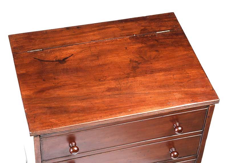 ANTIQUE MAHOGANY BLANKET CHEST at Ross's Online Art Auctions