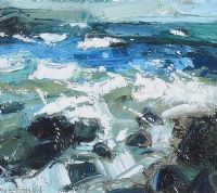 ATLANTIC AT RAMORE II by Colin Davidson RUA at Ross's Online Art Auctions