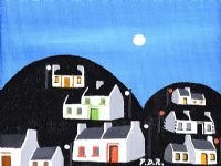 MY ISLAND AT NIGHT, TORY ISLAND by Patsy Dan  Rodgers at Ross's Online Art Auctions