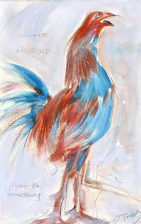 COCKEREL by J.P. Rooney at Ross's Online Art Auctions