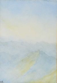 SHIMLA MONSOON by Coralie de Burgh Kinahan at Ross's Online Art Auctions