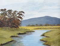 THE WINDING RIVER by N. McIlwaine at Ross's Online Art Auctions