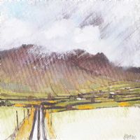 THE ROAD TO HILLTOWN by Richard J. Croft PPRUA at Ross's Online Art Auctions