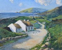 KILLYBEGS, DONEGAL by William Henry Burns at Ross's Online Art Auctions