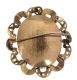 9CT GOLD PICTURE LOCKET BROOCH at Ross's Online Art Auctions