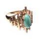 9CT GOLD AND JADE RING at Ross's Online Art Auctions