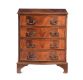 MAHOGANY FOUR DRAWER CHEST at Ross's Online Art Auctions