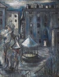 THE BANDSTAND by Gladys Maccabe HRUA at Ross's Online Art Auctions