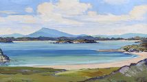 DOWNINGS BEACH, DONEGAL by Samuel McLarnon UWS at Ross's Online Art Auctions