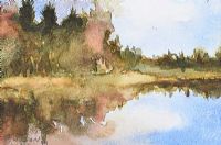 LOUGH REFLECTIONS by Paul Wilson at Ross's Online Art Auctions
