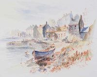 THE QUAY, STRANGFORD LOUGH by Colin Gibson at Ross's Online Art Auctions