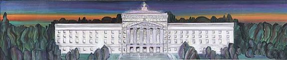 STORMONT, THE HOUSE ON THE HILL by Anne Anderson at Ross's Online Art Auctions