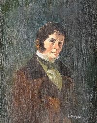 PORTRAIT OF A GENTLEMAN by A. Thompson at Ross's Online Art Auctions