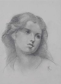 PORTRAIT OF A GIRL by Ken Hamilton at Ross's Online Art Auctions