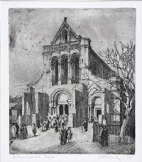 SAINT ANNE'S CATHEDRAL, BELFAST by J. Mc A. Smiley at Ross's Online Art Auctions