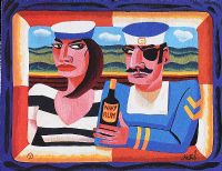 TWO SAILORS by Graham Knuttel at Ross's Online Art Auctions