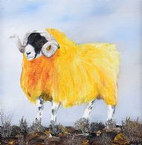YELLOW RAM by Michael Smyth at Ross's Online Art Auctions