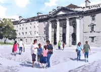 TRINITY COLLEGE DUBLIN by Kenny Hayes at Ross's Online Art Auctions