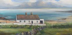 COTTAGE BY THE SEA by Anne Tallentire at Ross's Online Art Auctions