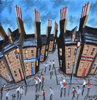 STREET LIFE by John Ormsby at Ross's Online Art Auctions