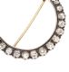 VICTORIAN CRESCENT-SHAPED DIAMOND BROOCH at Ross's Online Art Auctions
