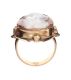 9CT GOLD RING SET WITH CAMEO at Ross's Online Art Auctions