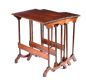 EDWARDIAN MAHOGANY INLAID NEST OF THREE TABLES at Ross's Online Art Auctions