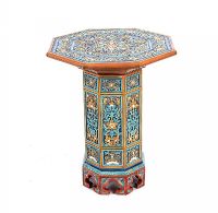 DOULTON LAMBETH STONEWARE TABLE at Ross's Online Art Auctions