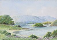 LOUGH GILL, COUNTY SLIGO by George W.  Morrison at Ross's Online Art Auctions
