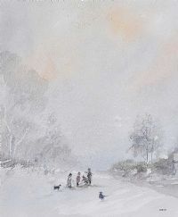 THE SNOWMAN by Tom Kerr at Ross's Online Art Auctions