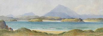SHEEPHAVEN, ROSAPENNA, DONEGAL by George W.  Morrison at Ross's Online Art Auctions