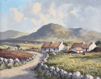 IN THE ERRIGAL RANGE, DONEGAL by William Henry Burns at Ross's Online Art Auctions