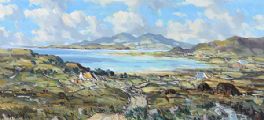 TOWARDS ARANMORE, DONEGAL by Henry J. Foy at Ross's Online Art Auctions
